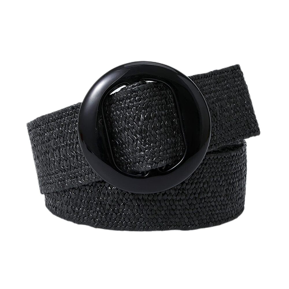5684 Women's Braided Belt For Dress Travel Web Belt Thick Belt Fashion